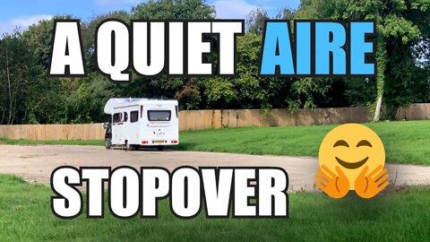 You NEED to come here! £5 per night Aire #vanlife #fulltimemotorhome #manyfunadventures