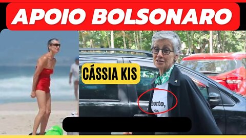 CÁSSIA KISS APOIA BOLSONARO DENTRO DA GLOBO