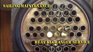 Sailing Maintenance - Heat exchanger servicing