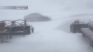 Storm video: Blizzard hits Franktown