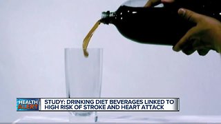 Drinking two or more diet beverages a day linked to high risk of stroke, heart attacks