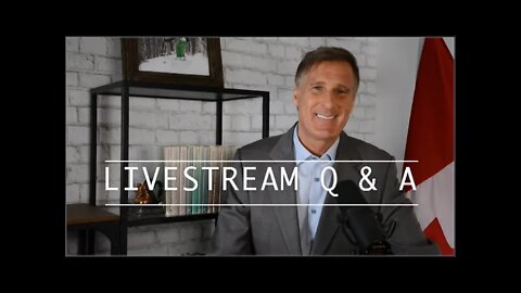 The Max Bernier Show - Ep. 26 LIVESTREAM Q & A - May 2020