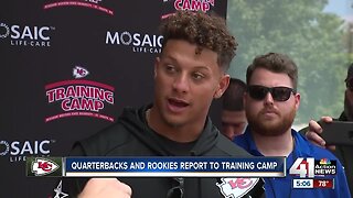 Chiefs QBs, rookies report to Training Camp