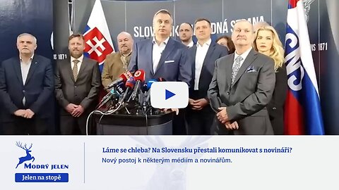 Láme se chleba? Na Slovensku přestali komunikovat s novináři?