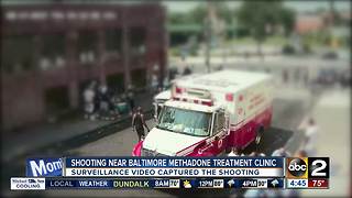 Police investigate shooting near Baltimore methadone clinic