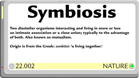 LOG Entry 22.002 Symbiosis