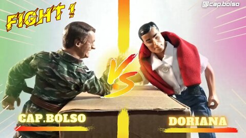 BATALHA DO SÉCULO?! Capitão Bolso vs Doriana ! Stop Motion Fight ! #stopmotion |Cap Bolso