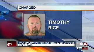 Police search for sex offender in North Port