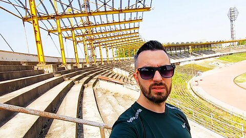 Exploring abandoned stadium in Bulgaria 🇧🇬