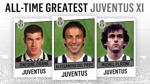 All-Time Greatest Juventus XI | Del Piero, Zidane, Platini!