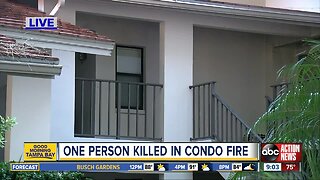 Body found in condo fire in Tarpon Springs, no information released on cause of fire or the death