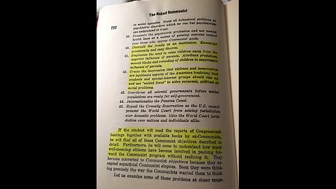 45 steps to Communism as read into the Congressional Record in 1963