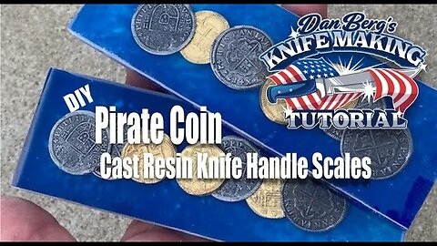 Easy DIY Cast Resin Pirate Coin Knife Handles with totalboat Thickset resin