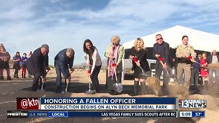 Construction to begin on memorial park for fallen Las Vegas officer