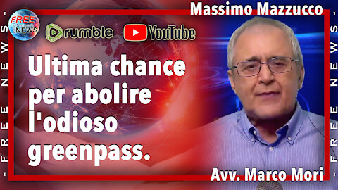 Massimo Mazzucco: ultima chance per abolire l'odioso greenpass. DA CONDIVIDERE.