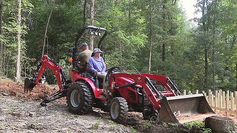 Cabin Build Part 8 Emergency Dig and Flood Control - TYM T25