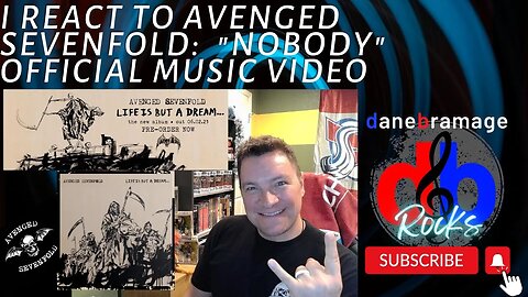 I react to Avenged Sevenfold "Nobody" Official music video from their -Life is but a Dream- album!