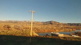 Amtrak California Zephyr near Grand Junction, Colorado