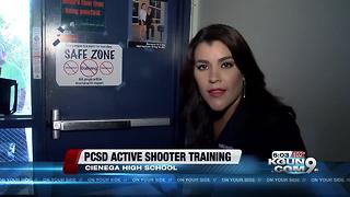 Active shooter training at Cienega High School