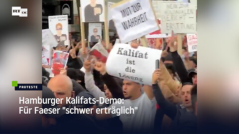 Hamburger Kalifats-Demo: Für Faeser "schwer erträglich"