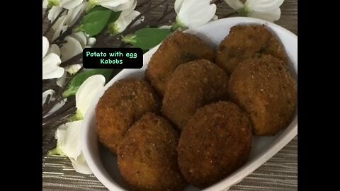 Potato kabobs/egg with potatoes kabob