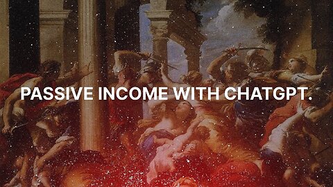 How To Make Passive Income With ChatGPT AI In 7 Minutes Or Less