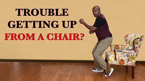 Trouble Getting Up from a Chair? {Do This To Relieve Pain, Stiffness & Weakness}
