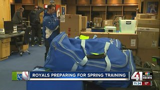 The Royals pack up and head south for spring training