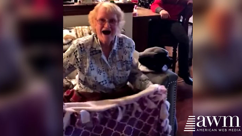 Grandma Is Given Blanket Right Before Chemo, Loses It When She Sees What Its Made From