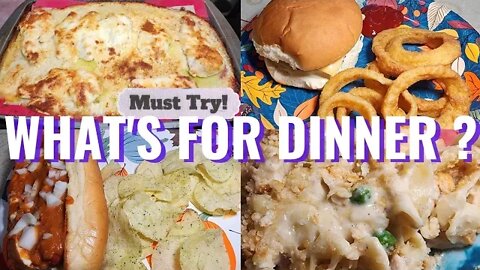 WHAT'S FOR DINNER ? EASY & DELICIOUS FAMILY MEALS | BEST CHICKEN RECIPE EVER | TUNA NOODLE CASSEROLE