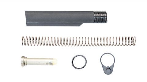 Installing the Rear Takedown Pin and Carbine Buffer Tube on a AR Lower Receiver #905