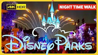 [4K POV] Disneyland Nighttime Walkthrough July 2023 - AdventureLand to MainStreet Fireworks #disney