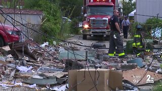 One dead, others rescued after explosion demolishes homes in NW Baltimore