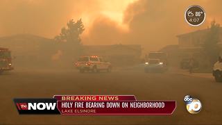 Holy Fire leads to 20,000 evacuated