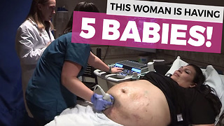 This Woman Has 5 Babies Inside Of Her