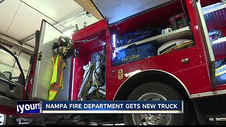 Nampa Fire Department gets a new truck