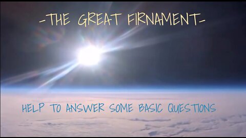 A great firmament video to help answer some basic questions