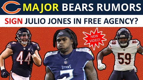 HUGE Chicago Bears Rumors: Sign Julio Jones? Danny Trevathan Released + Nick Kwiatkoski Returning?