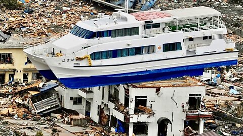 Next Time You Have A Bad Day- Remember Japan's 2011 Tsunami - Astonishing Footage