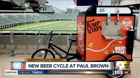 New food, and a "beer cycle" at Paul Brown stadium