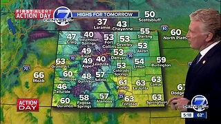Mild and dry now, but snow is coming to Denver!