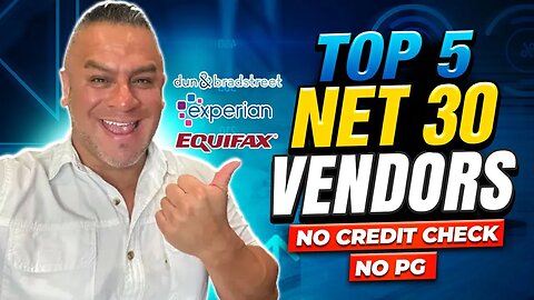 Net 30 Vendors to Build Business Credit | Top 5 | No Personal Credit Check | No PG