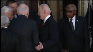 Biden Ignores Reporters' Questions