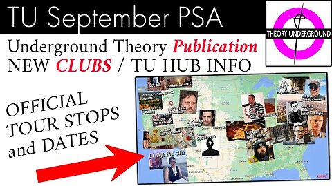 Meeting Žižek + TOUR PLANS, 2 Theory Underground publications, TU HUB EVENT clubs with Ann & Nance