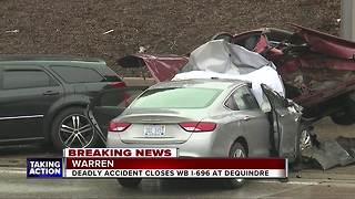 Driver who ran out of gas on I-696 hit, killed by passing vehicle