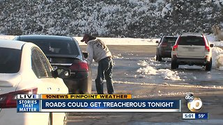 Icy, deadly conditions on mountain roads