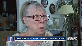 Henderson woman target of bank scam