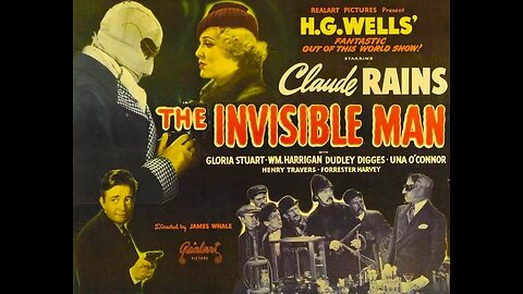 The Invisible Man 1933 colorized (Claude Rains)