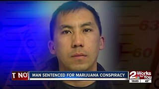 Man sentenced for marijuana conspiracy, officials say