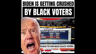Breaking News! President Biden gets a surge among Black Voters!